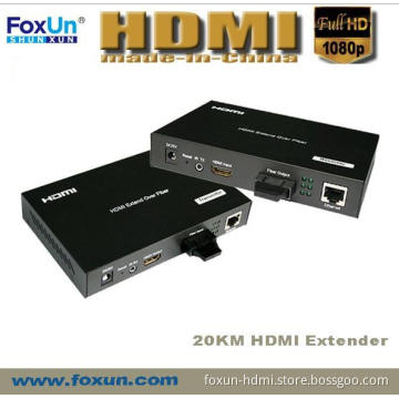 20km HDMI Fiber Optic Extender Supports IR